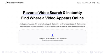 Reverse Video Search / Reversevideosearch.io